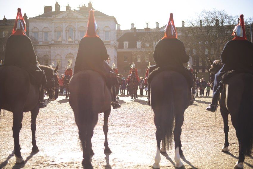 If you're lucky or time your visit right, you can watch the Royal Horse Guards and the Changing of the Guard ceremony.