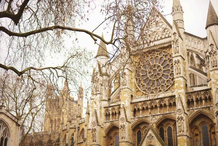 The facade of Westminster Abbey, a building I visit every time I'm in London...you can't miss it.
