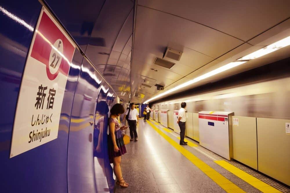 Shibuya Station, the Tokyo metro is possibly the cleanest and most organised in the world...even at peak times!