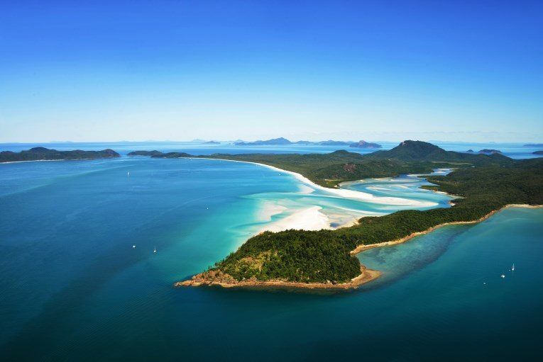 A wide angle landscape photograph of Whitehaven Beach...see below for the unique perspective of this same landscape.