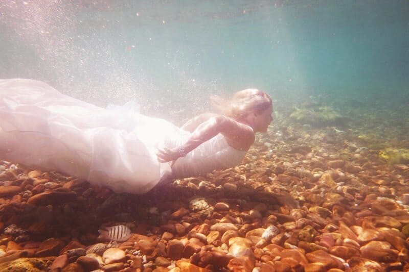 This was taken during my first underwater shoot, looking back I can absolutely see how I became a little obsessed with seeing the world this way...Blue Pearl Bay, Australia