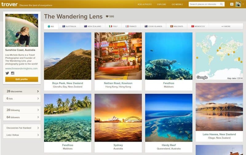 The Wandering Lens on Trover