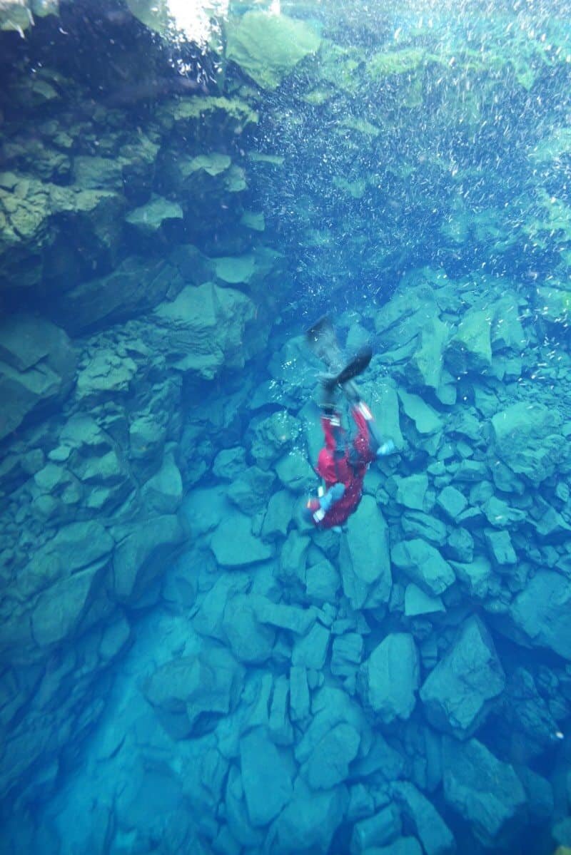 Snorkelling Silfra in Iceland between continents by The Wandering Lens www.thewanderinglens.com