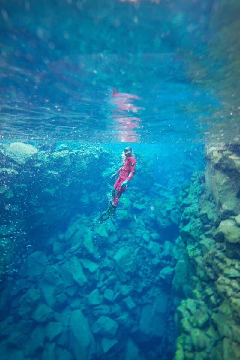 Snorkelling Silfra in Iceland between continents by The Wandering Lens www.thewanderinglens.com