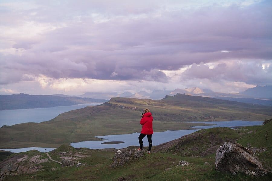 Hiking the Old Man of Storr, Isle of Skye