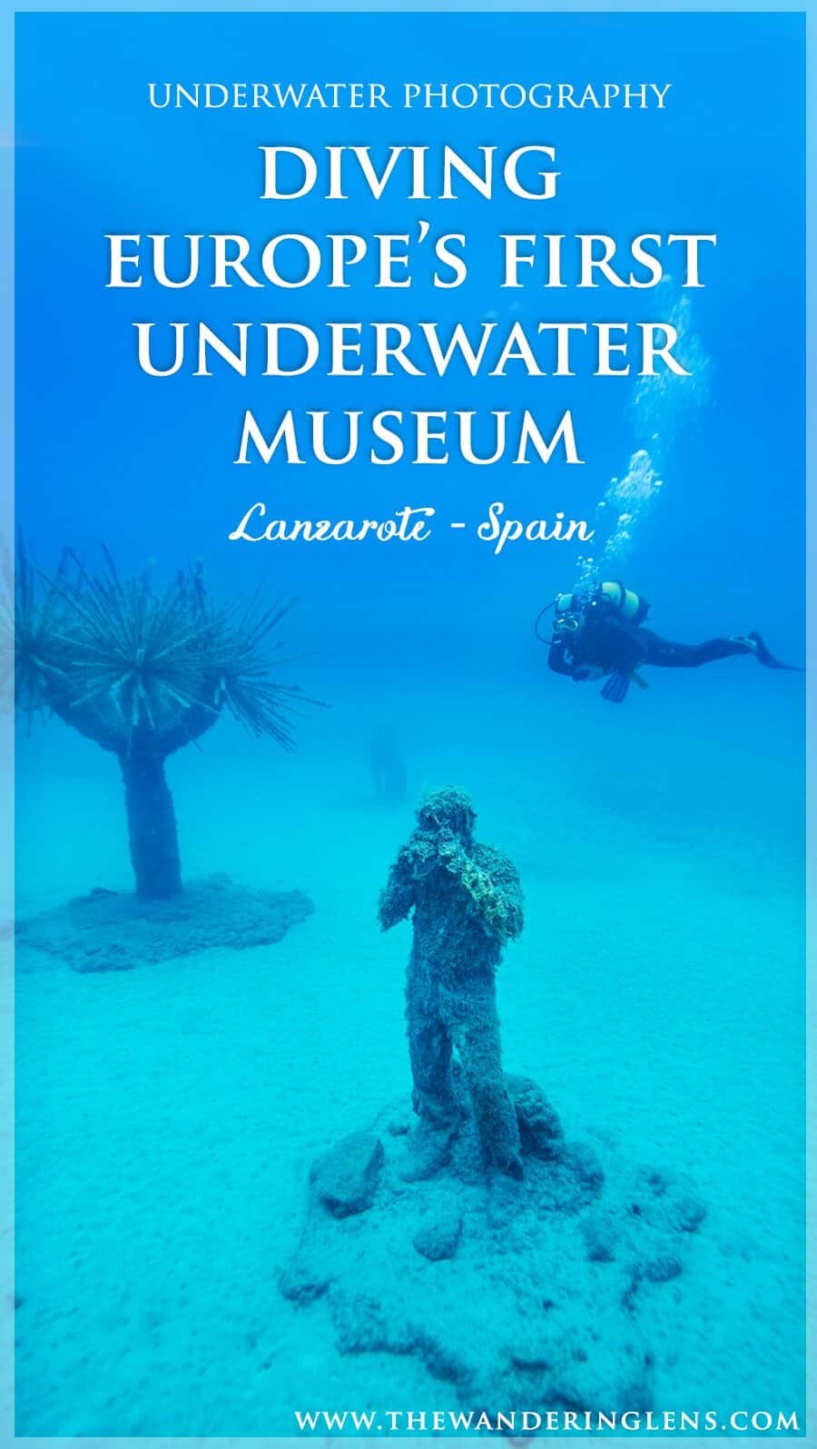 Underwater Museum in Europe, the Museo Atlantico off the coast of Lanzarote, Spain