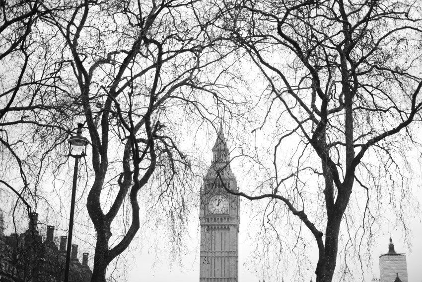 Big Ben photographed from Parliament Square.