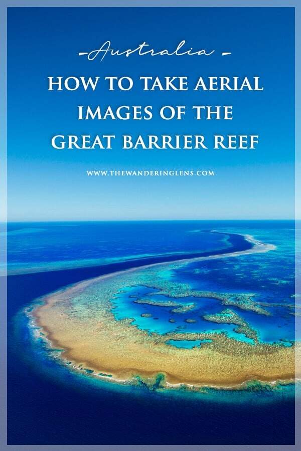 Great Barrier Reef aerial helicopter photos in the Whitsundays