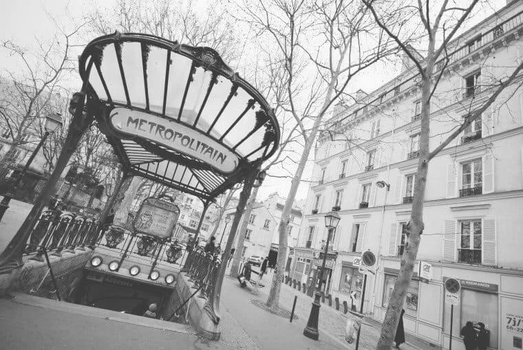 Paris Metro Station