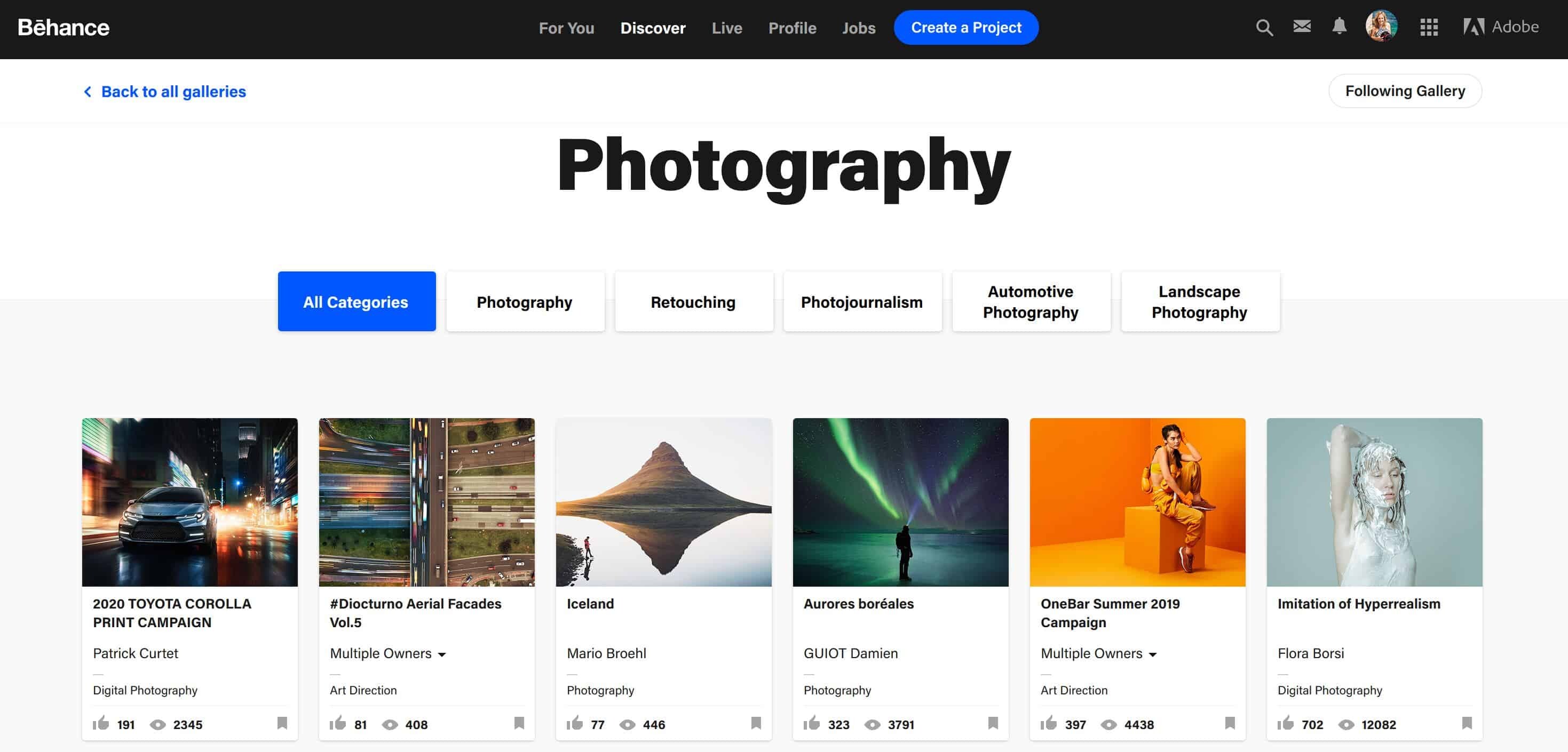 Behance by Adobe - Social Media for Photographers