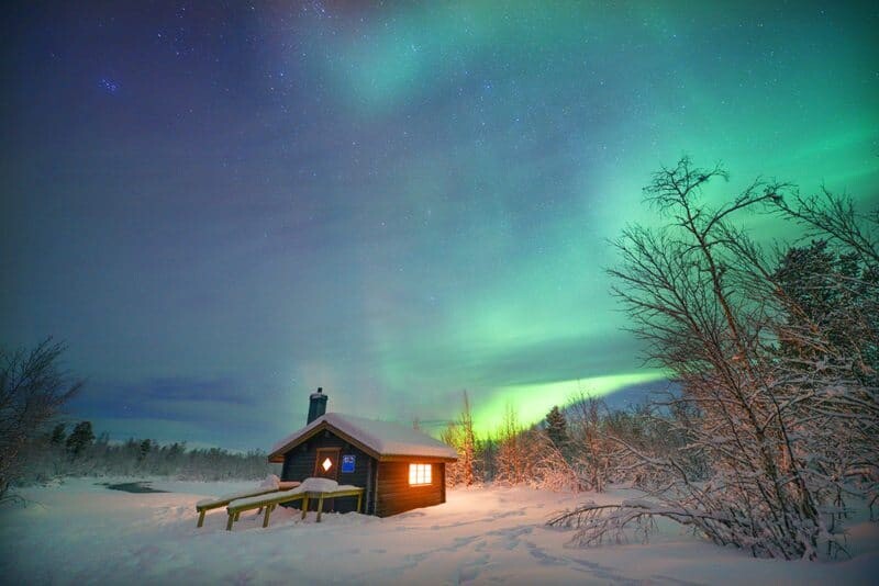 Kiruna, Sweden where to photograph the northern lights