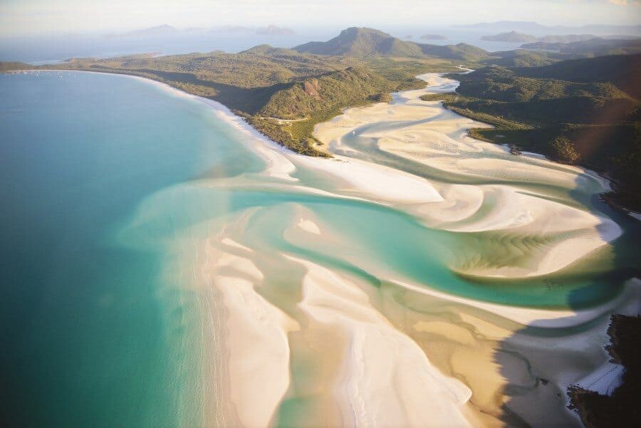 Whitehaven Beach photography location, Whitsundays, Australia.