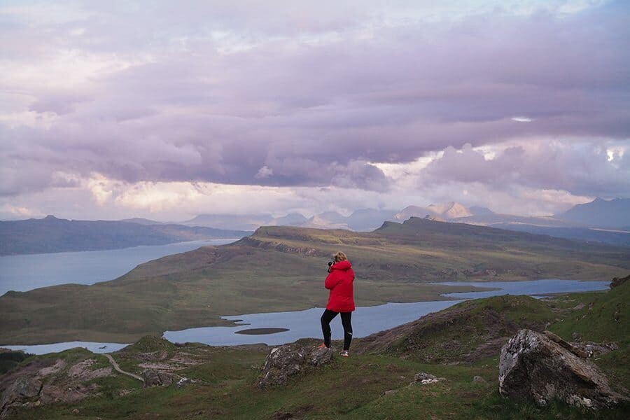 Hiking the Old Man of Storr, Isle of Skye