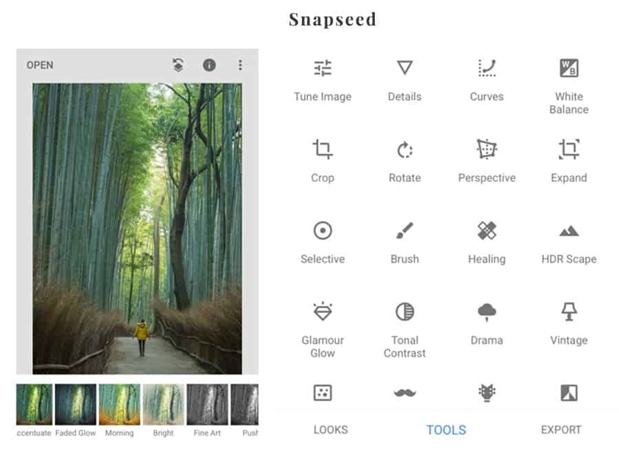 The best editing apps for your phone - Snapseed