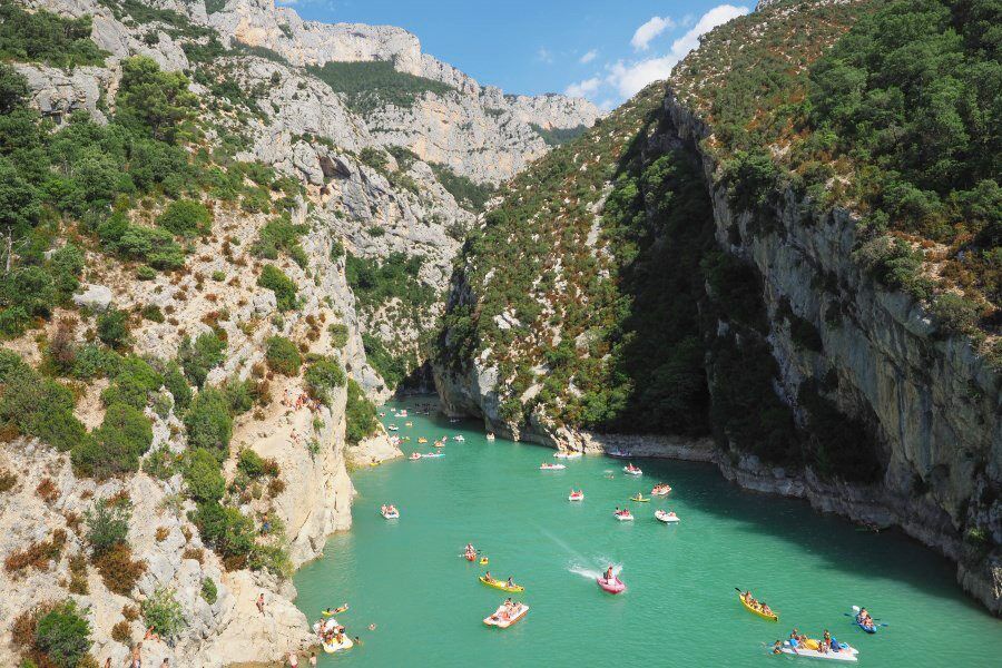 Kayaking the Gorges du Verdon in France by
