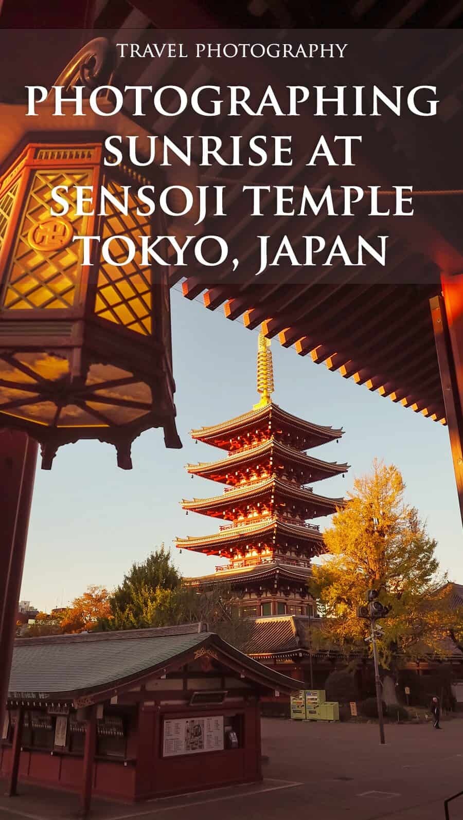 Photographing sunrise in Tokyo at Sensoji Temple, Asakusa for the Japan Photo Tour with The Wandering Lens