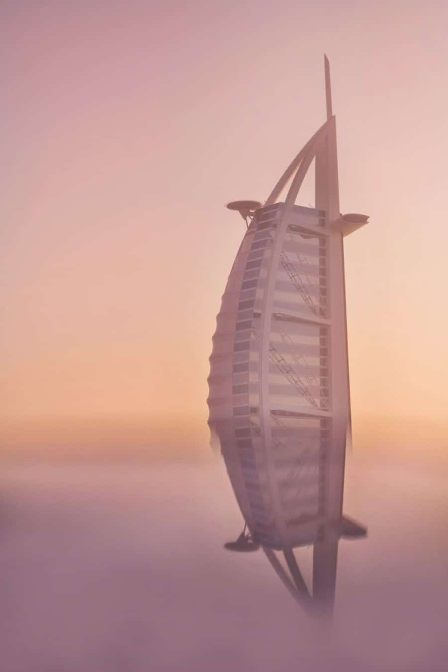 Creating Reflections - Burj al Arab, Dubai