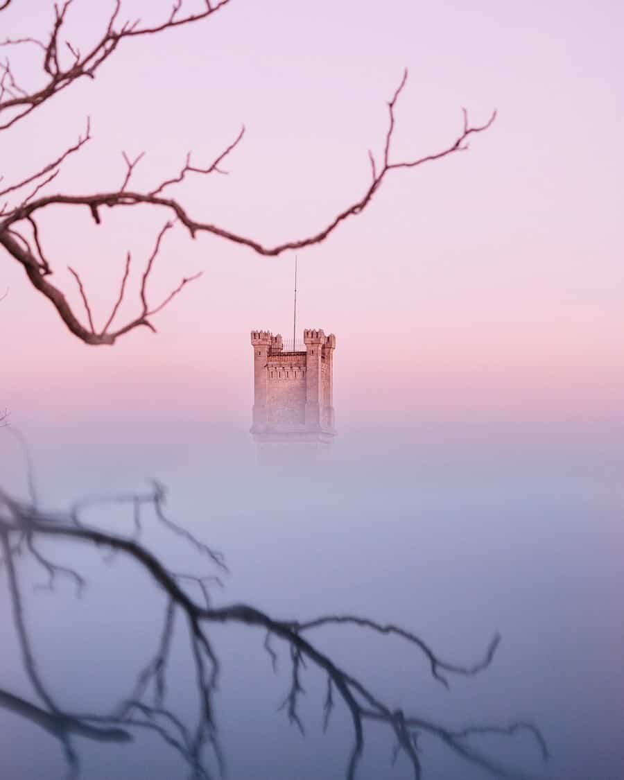 Creating Reflections - Provence, France Castle