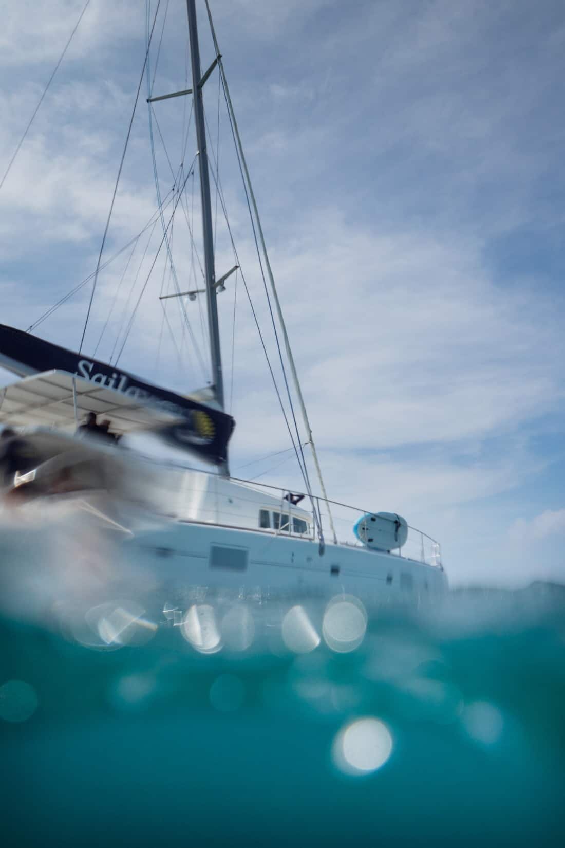 Sailing on the Great Barrier Reef