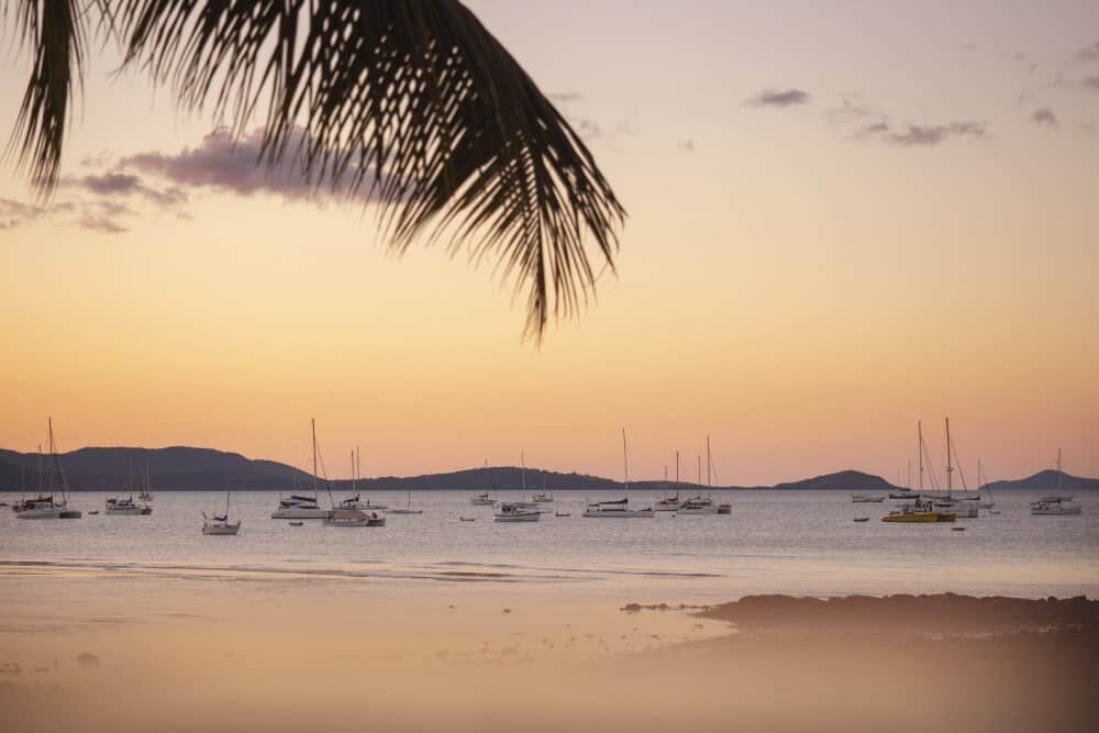 Airlie Beach foreshore in the Whitsundays, Queensland, Australia
