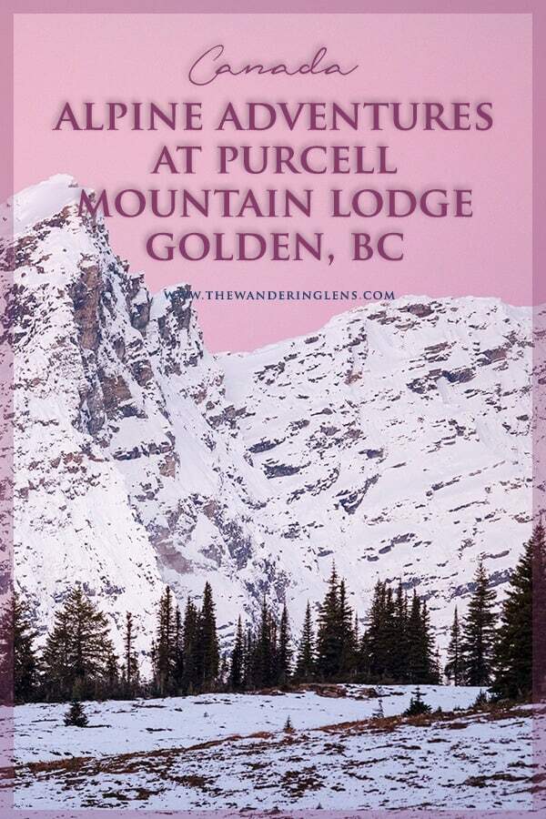 Purcell Mountain Lodge, Golden British Columbia, Canadian Backcountry Lodge and Mountain Lodge.