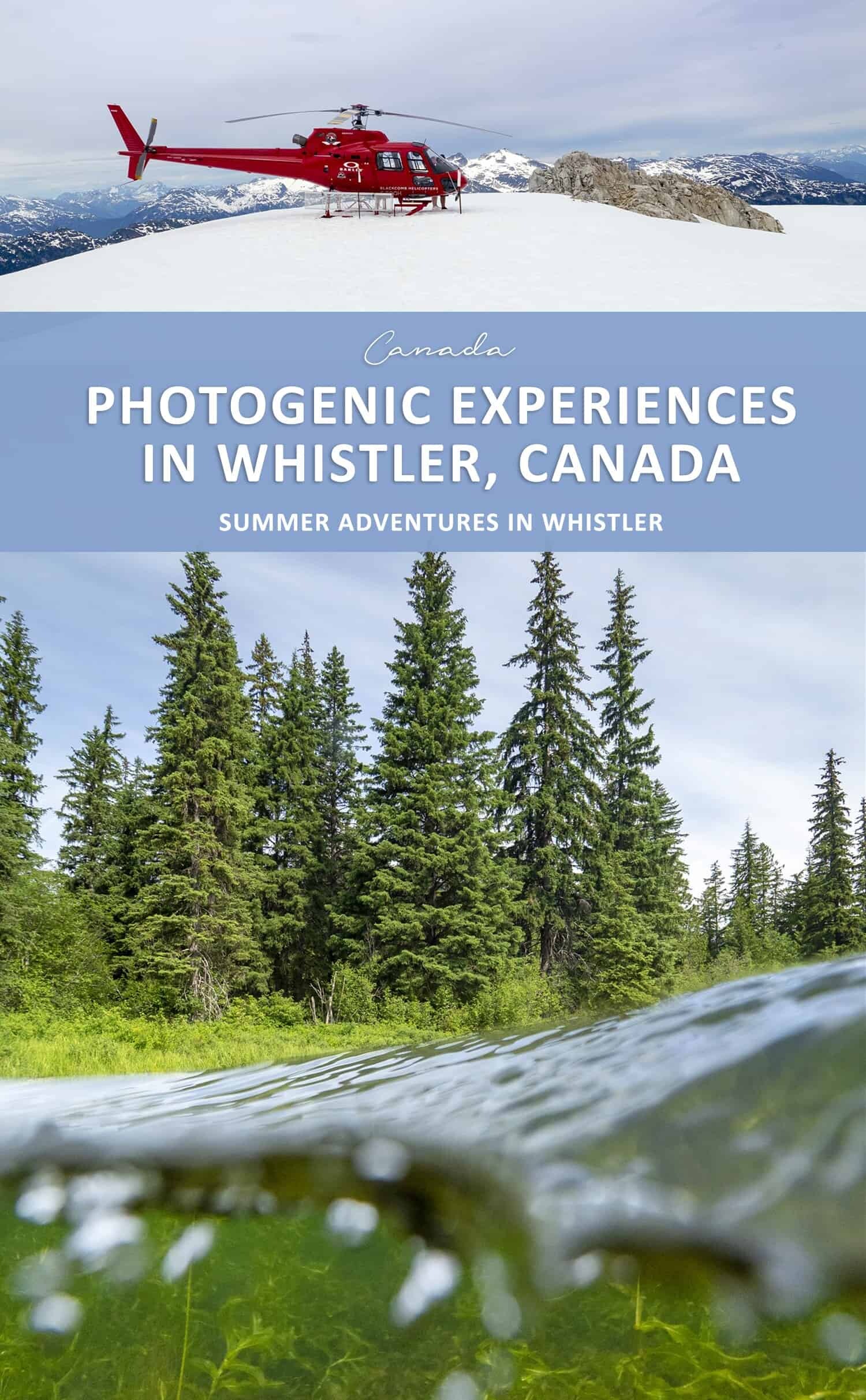 Whistler Photography Locations and Experiences