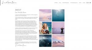 Wix website for photographers