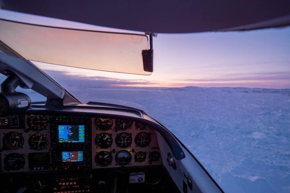 Greenland glacier scenic flight, Ilulissat