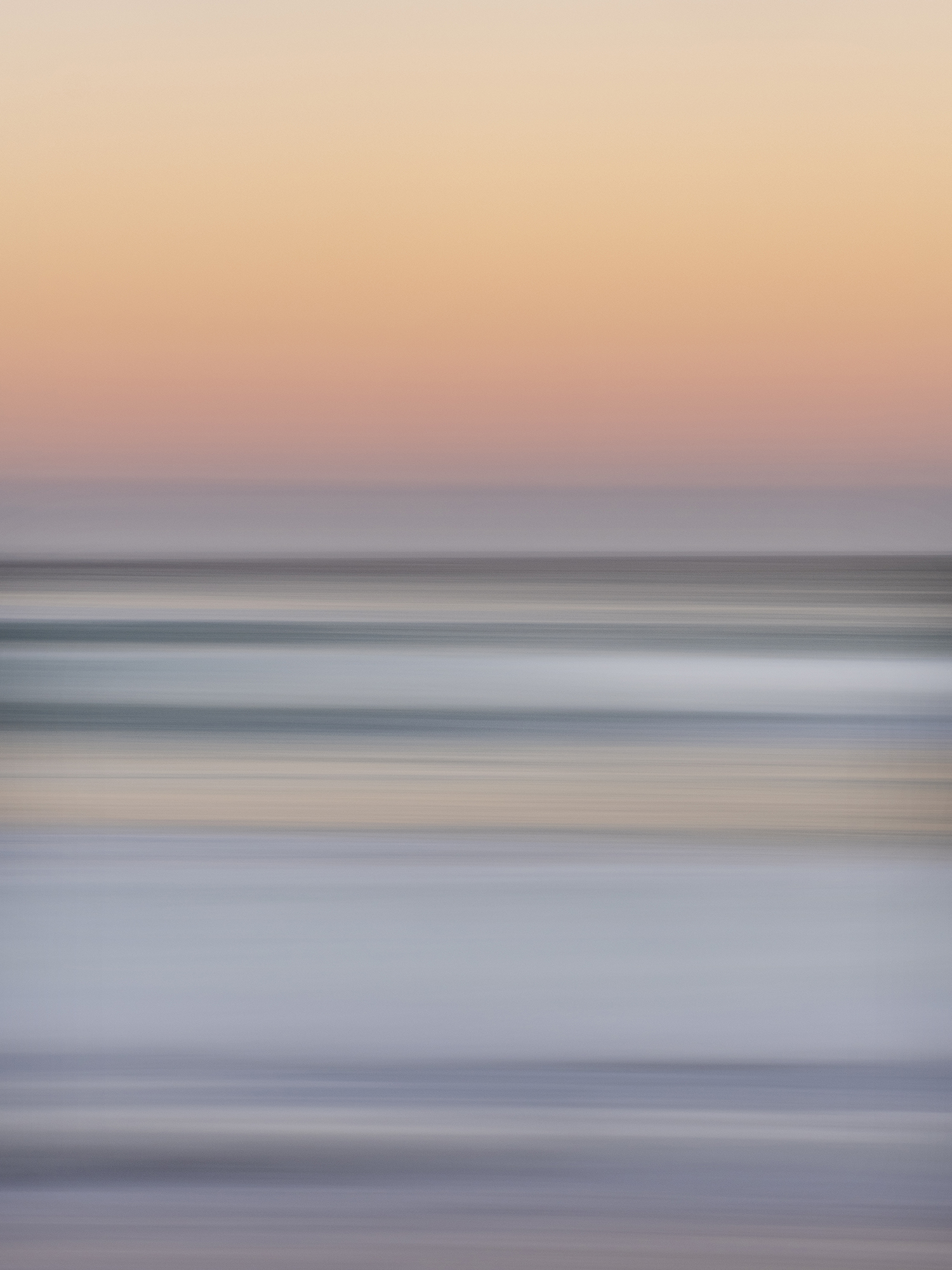 ICM Photography example of a beach scene at sunset