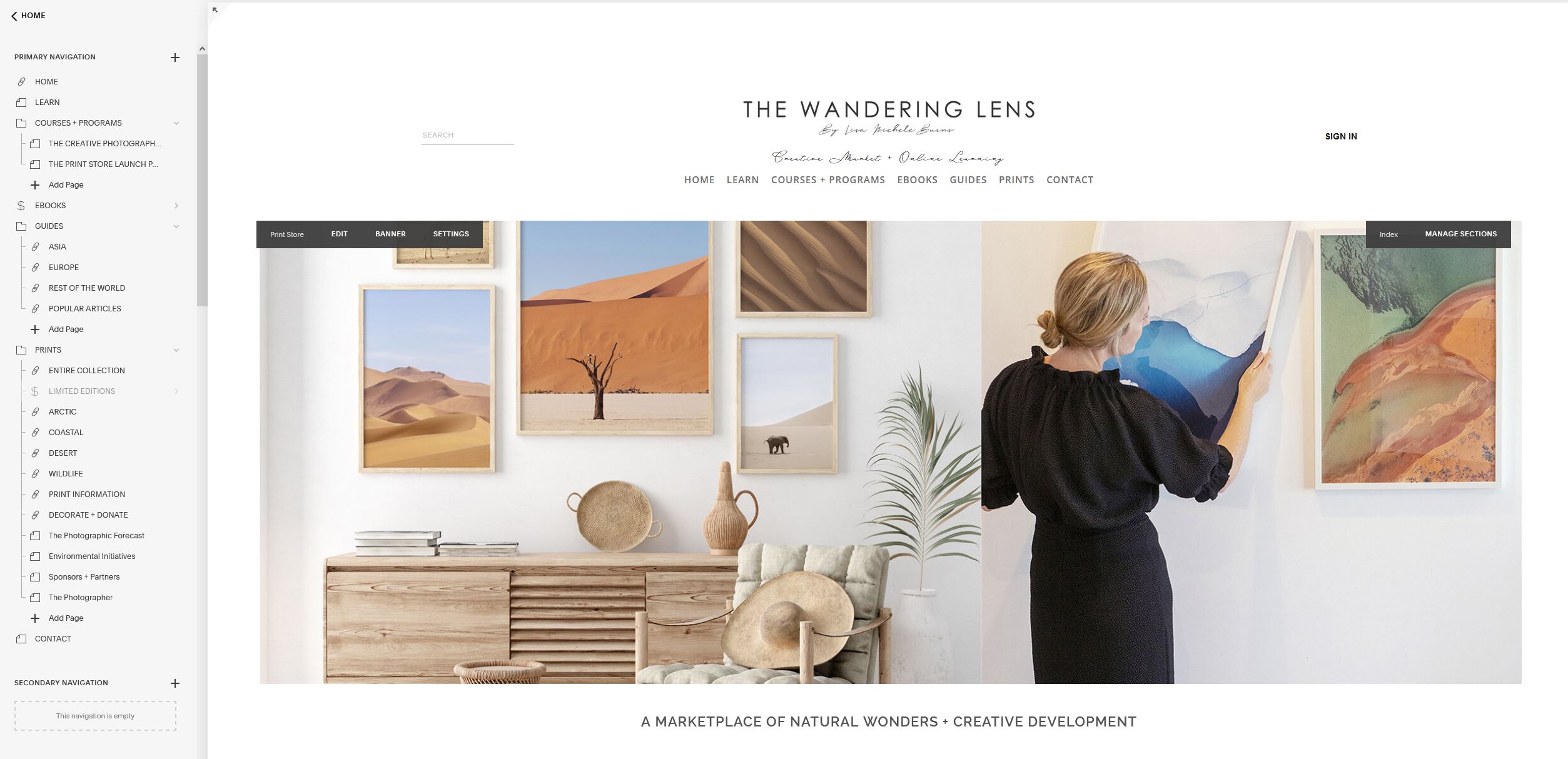 Design a Squarespace Photography Website for your photos!